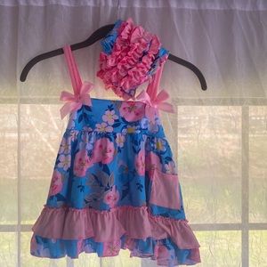 Boutique set. Flowy too with ruffled bloomers